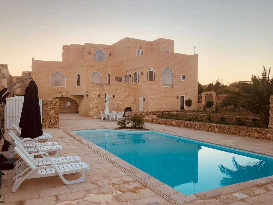 Farmhouse Villa With Large Pool And Garden In Gozo Арб Экстерьер фото