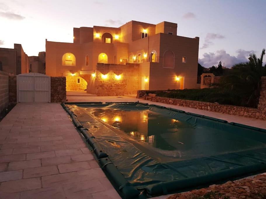 Farmhouse Villa With Large Pool And Garden In Gozo Арб Экстерьер фото
