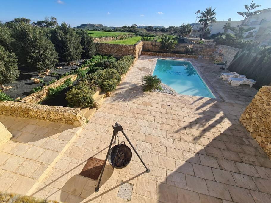 Farmhouse Villa With Large Pool And Garden In Gozo Арб Экстерьер фото